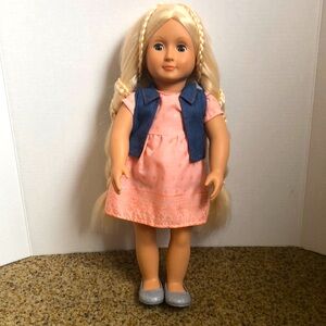 Our Generation Doll with adjustable braid length. Excellent condition.